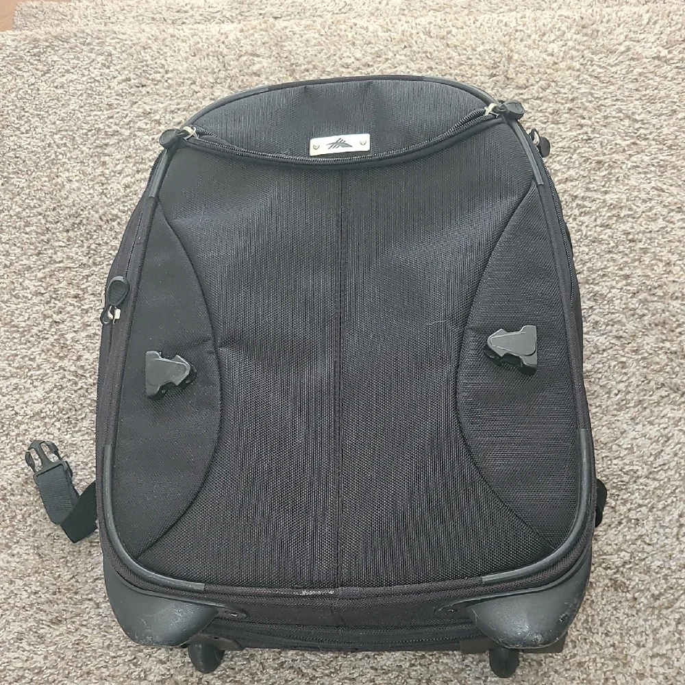 High Sierra Black Rolling Bag